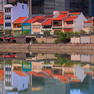 Boat Quay Reflections