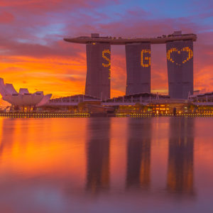 Dawn Skies on Fire